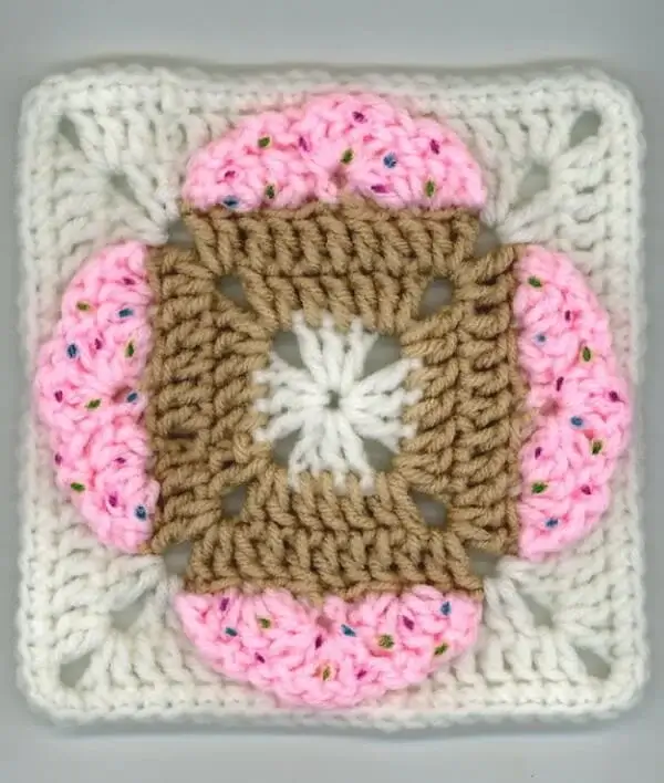 4-Heart Granny Square