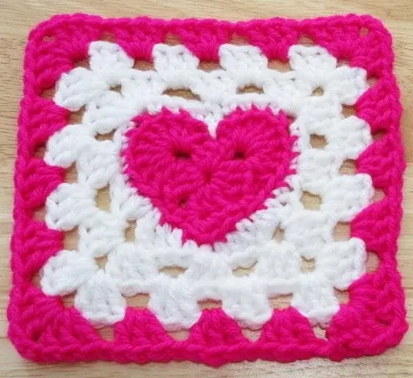 A Heart Granny Square