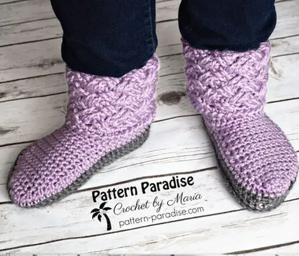 Celtic Weave Slippers