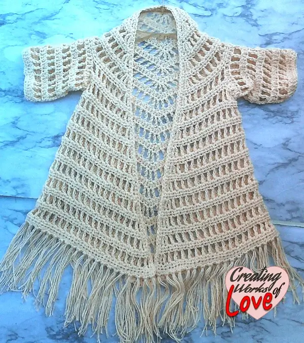 Child Shawl Cardigan