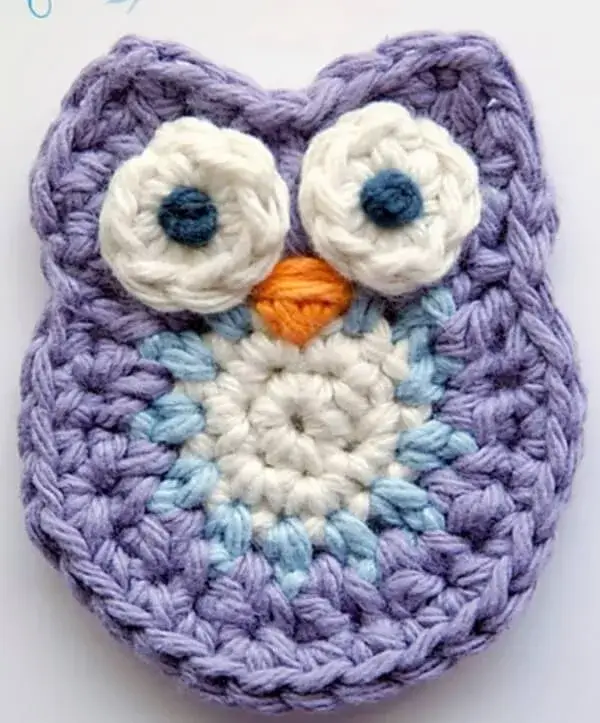 Crochet Owl Coaster