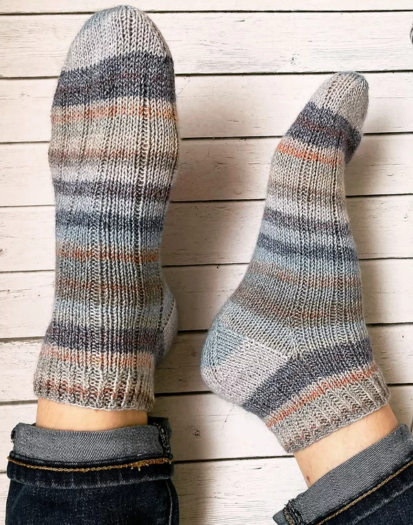 Easy Band Heel Socks