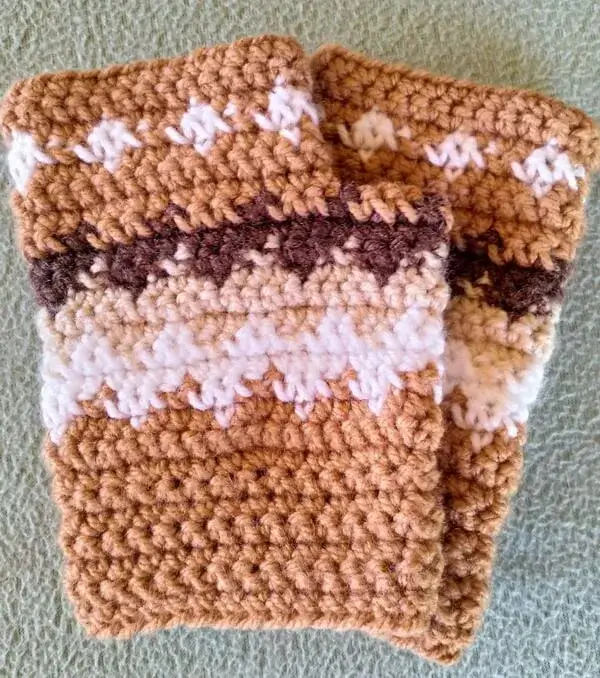 Fingerless Mittens for Bernie