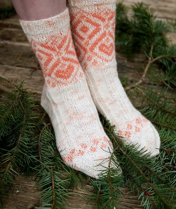 Golden Garden Socks