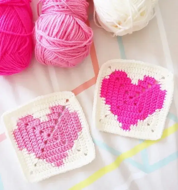 Granny Square Heart