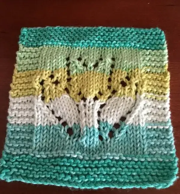 Hello Spring Dishcloth