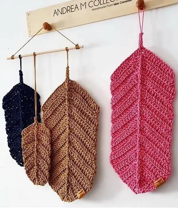 Large Feather Wall Hanging