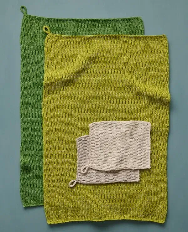 Linden Tree Washcloth + Hand Towel