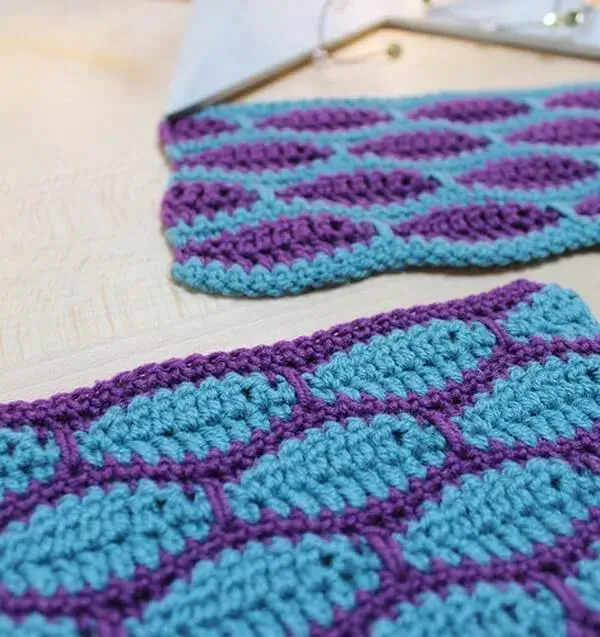 Millstone Stitch Free Crochet Pattern