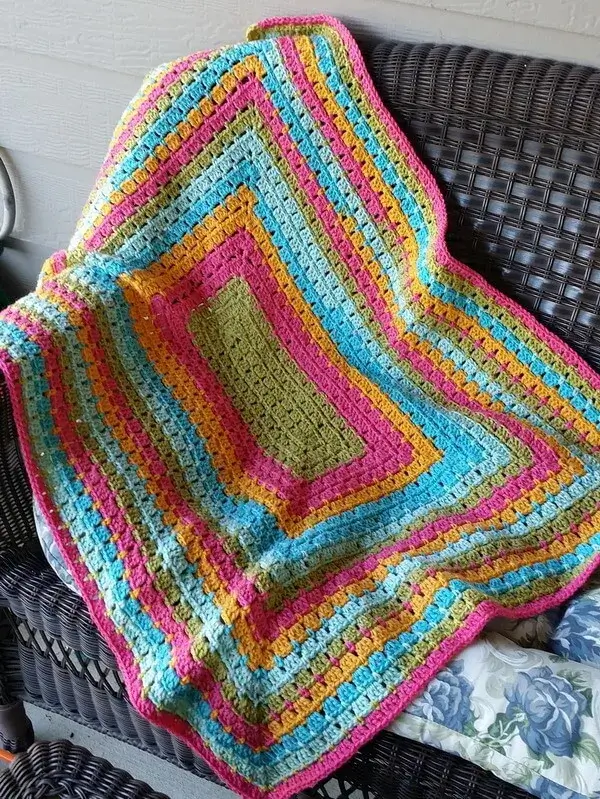 Modern Granny Afghan