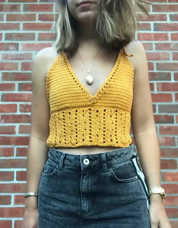 Summer Halter Crop Top