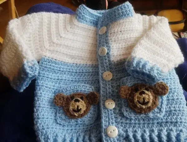 Top Down Baby Jacket