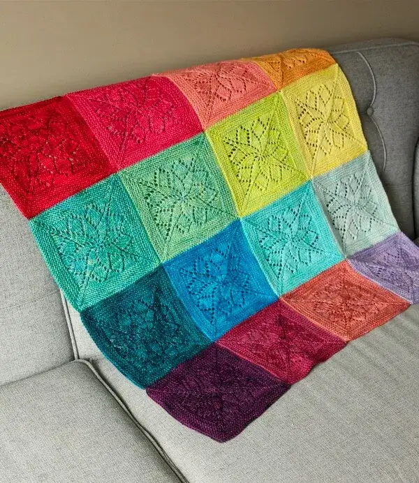 Vivid Square Blanket