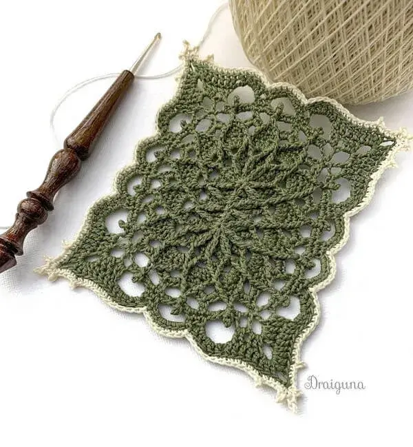 Wispweave Rectangle Doily