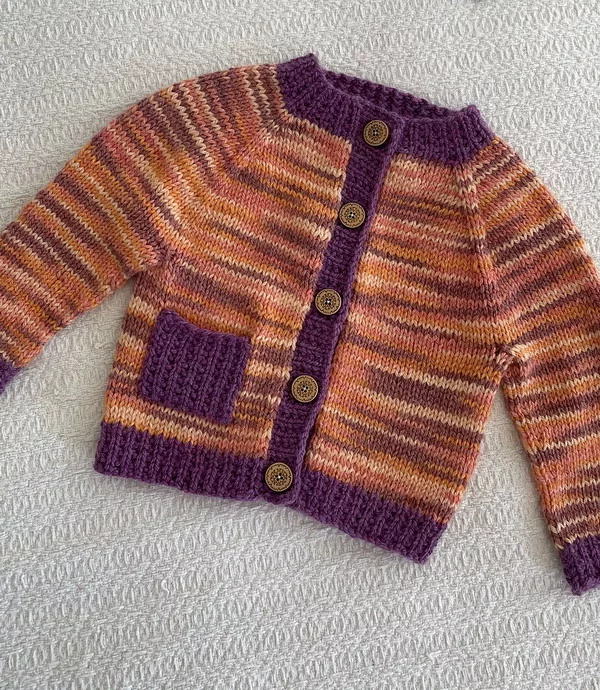 Wren Knitted Baby Cardigan